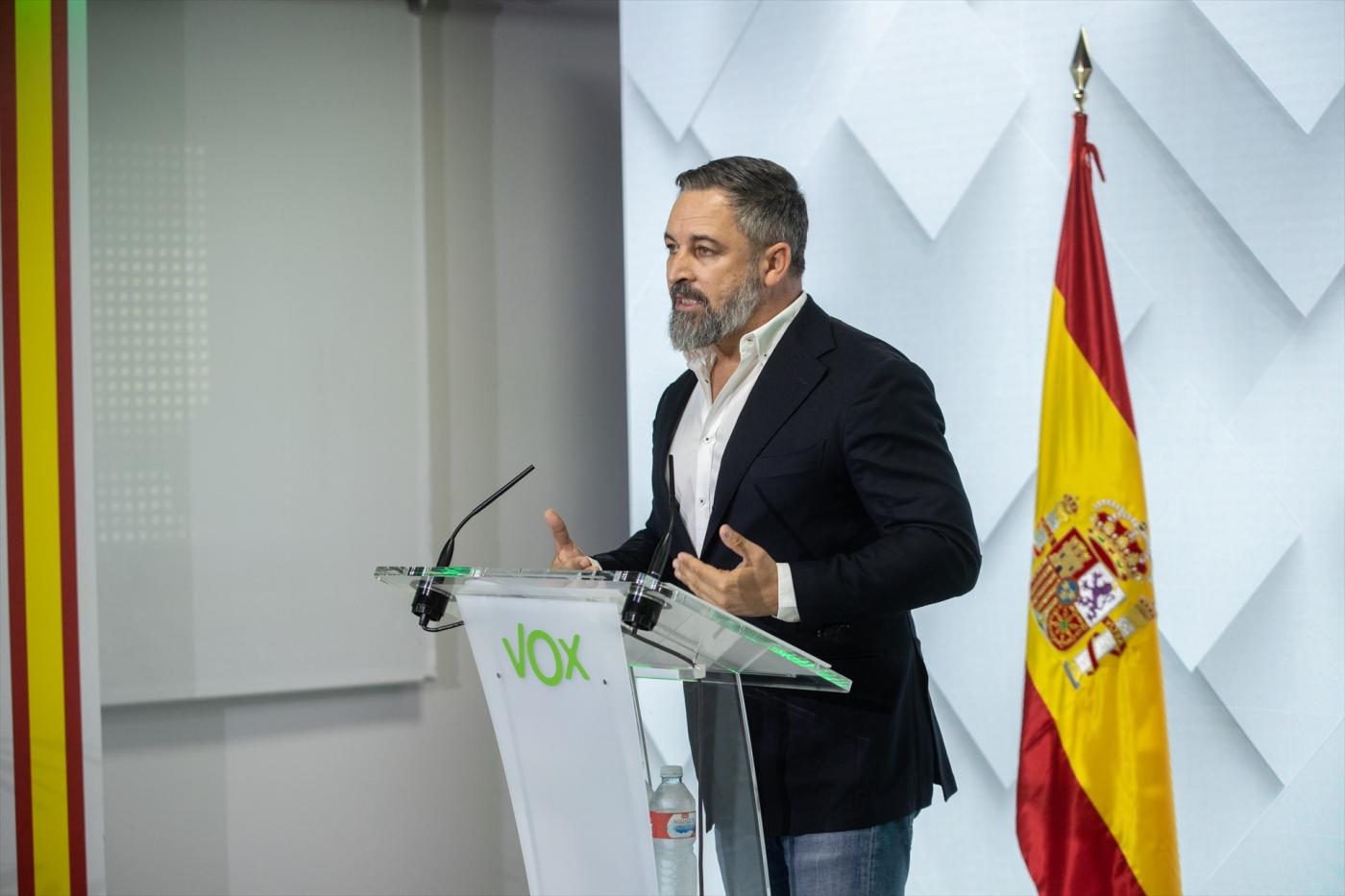 Abascal acusa al Gobierno de ser una 
