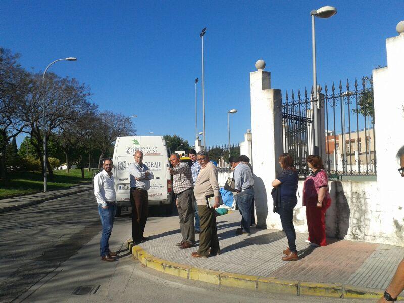 Con los vecinos. Viva