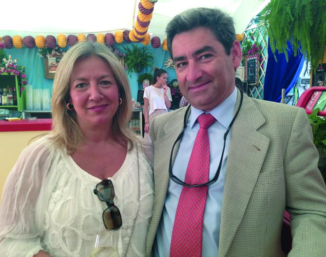 Juan Baquero y su esposa 