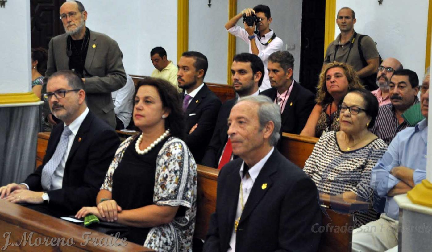 Presidencia del acto. M. Fraile