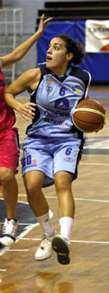 Patricia Berciano en acción. - 