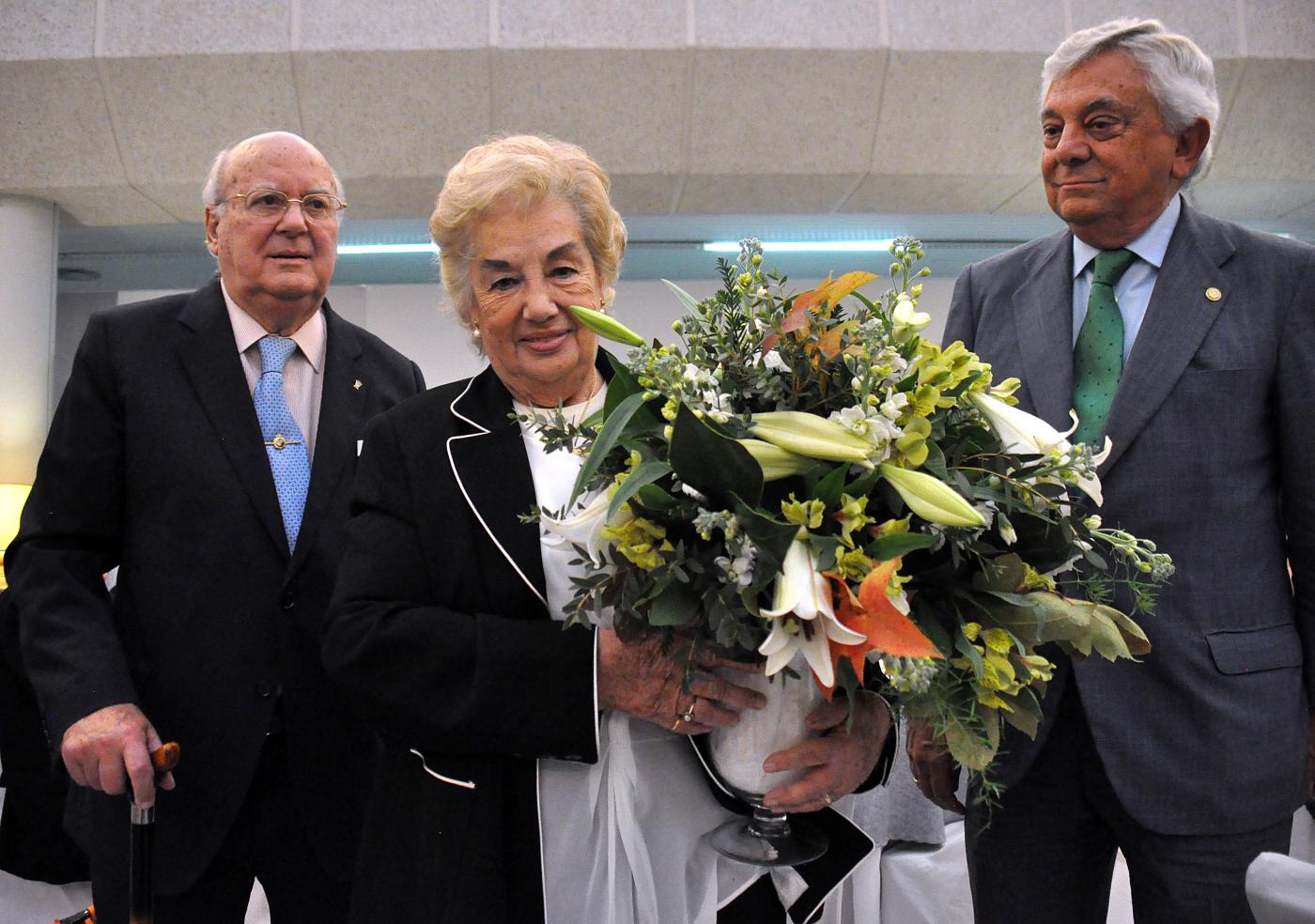 Salas, su mujer y Herrero Nico Salas