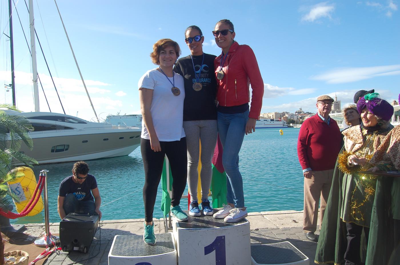 Podio femenino Laura Pérez Torres