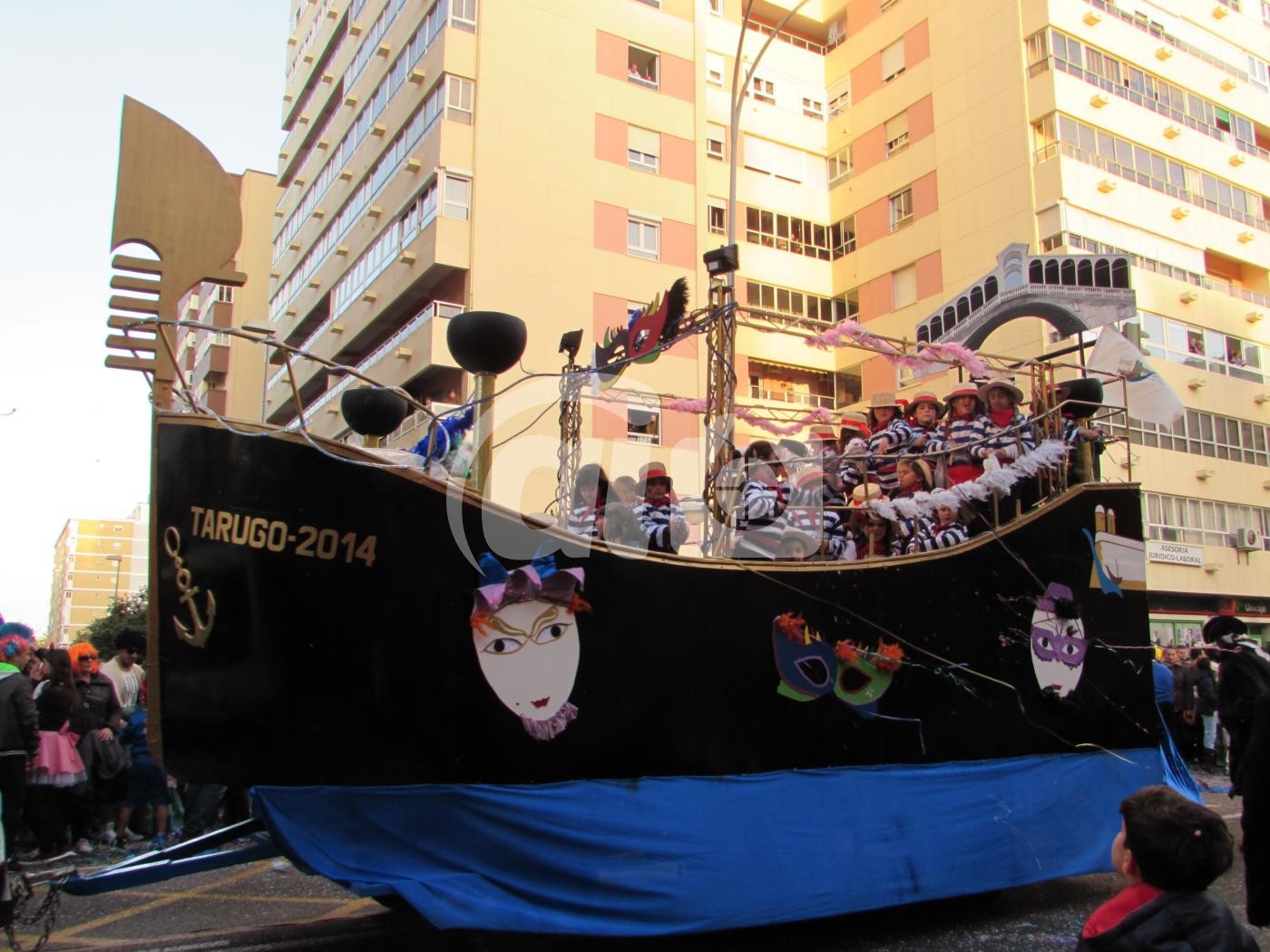 Carroza marinera Brenda Gómez