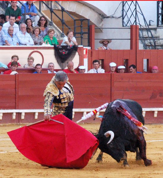 El maestro Galloso no tuvo suerte en su reaparición.  M. J. Bernabé.
