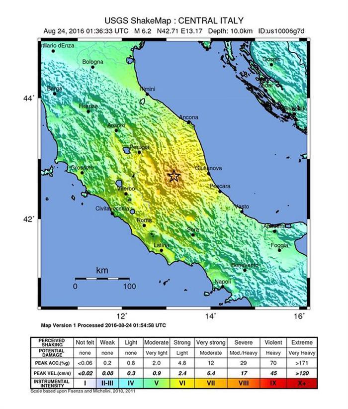 Terremoto en Italia EFE