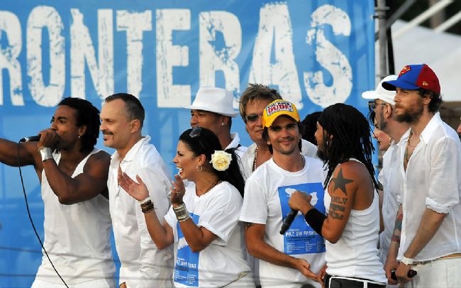 Algunos de los cantantes y grupos que actuaron en la Plaza de la Revolución cubana. EFE