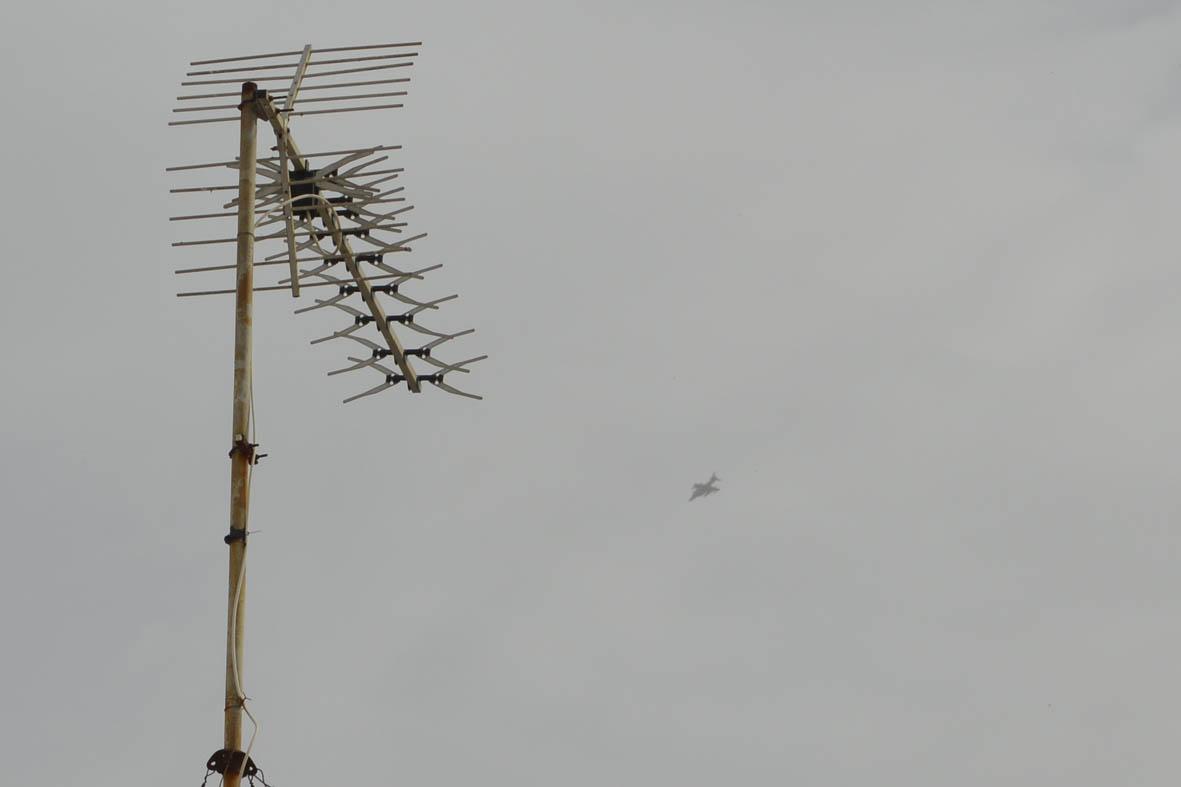 Aviones sobre Barbate 