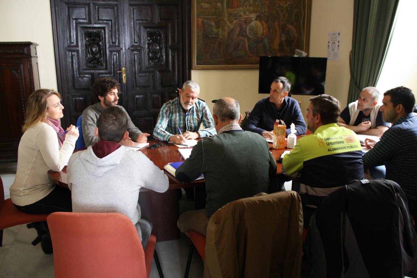Reunión con representantes de los trabajadores IU Y Participa
