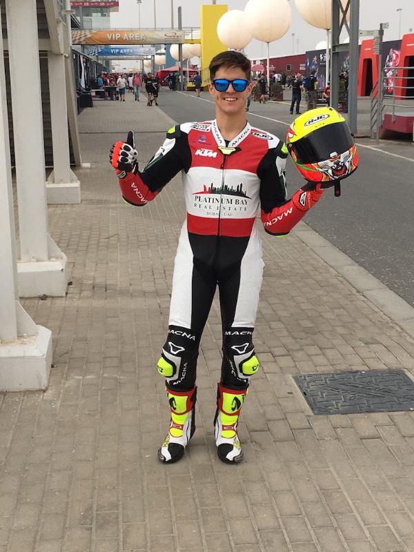 Marcos Ramírez durante el Gran Premio de Catar. cedida