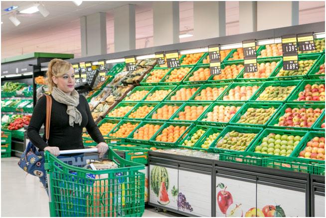 Nueva sección de frutería mercadona