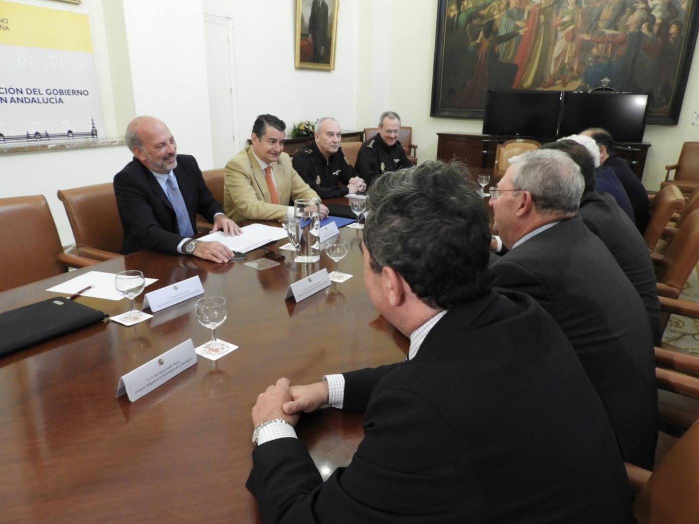 Reunión Sanz con el Consejo de Hermandades El Consejo