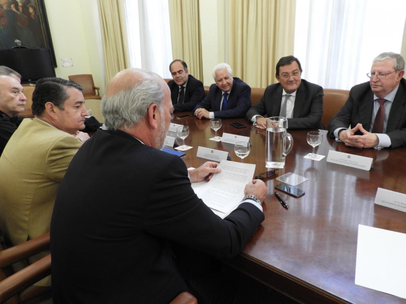 Reunión Sanz con el Consejo de Hermandades El Consejo