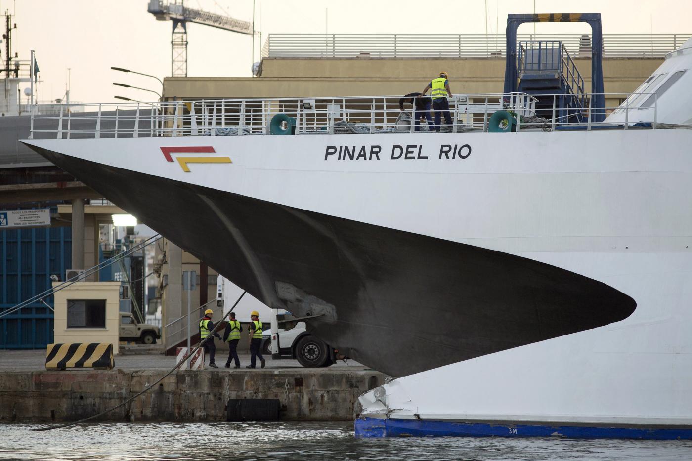El barco siniestrado efe