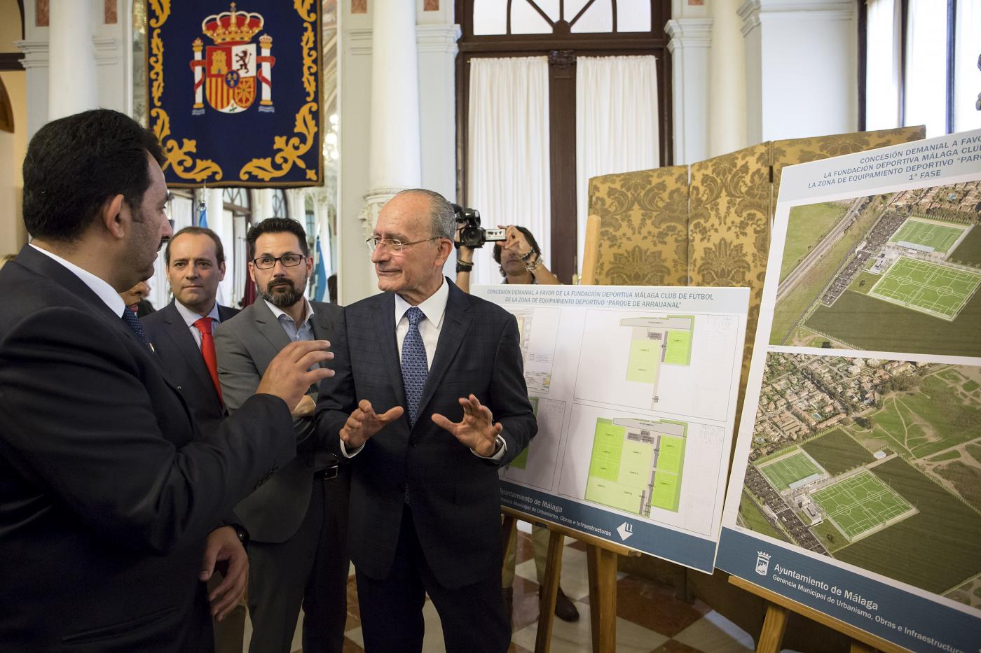 De la Torre y Al Thani EFE/Daniel Pérez