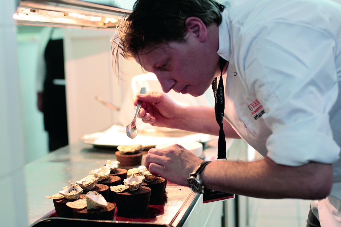 El chef Leon Mazairac Copa Jerez