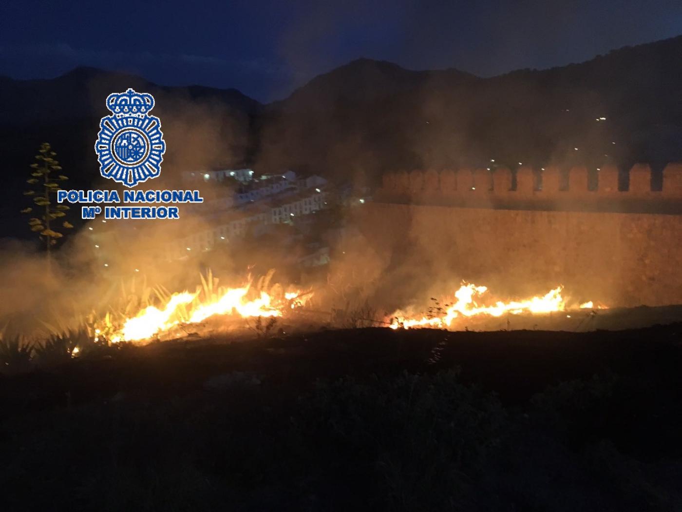La alcazaba ha sido afectada vm