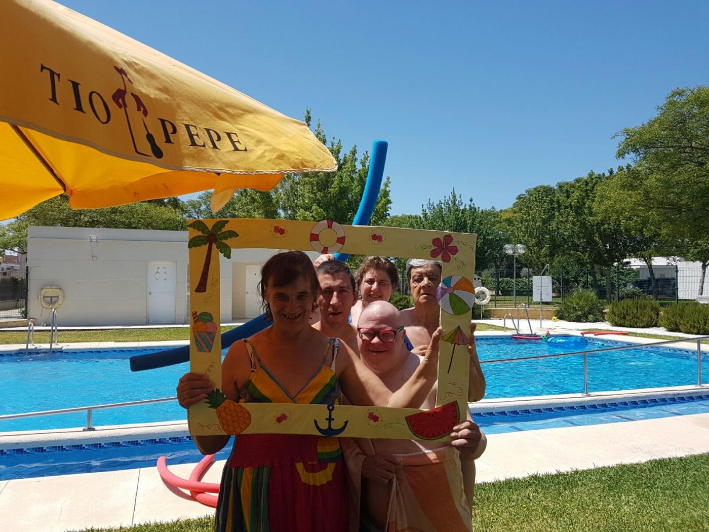En la inauguración de la temporada de baños Afanas