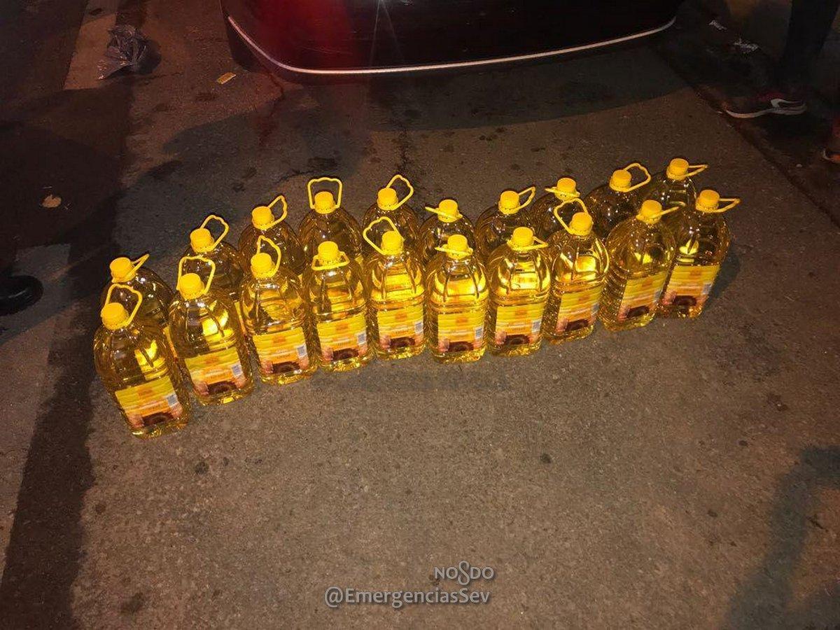 Aceite incautado @EmergenciasSev