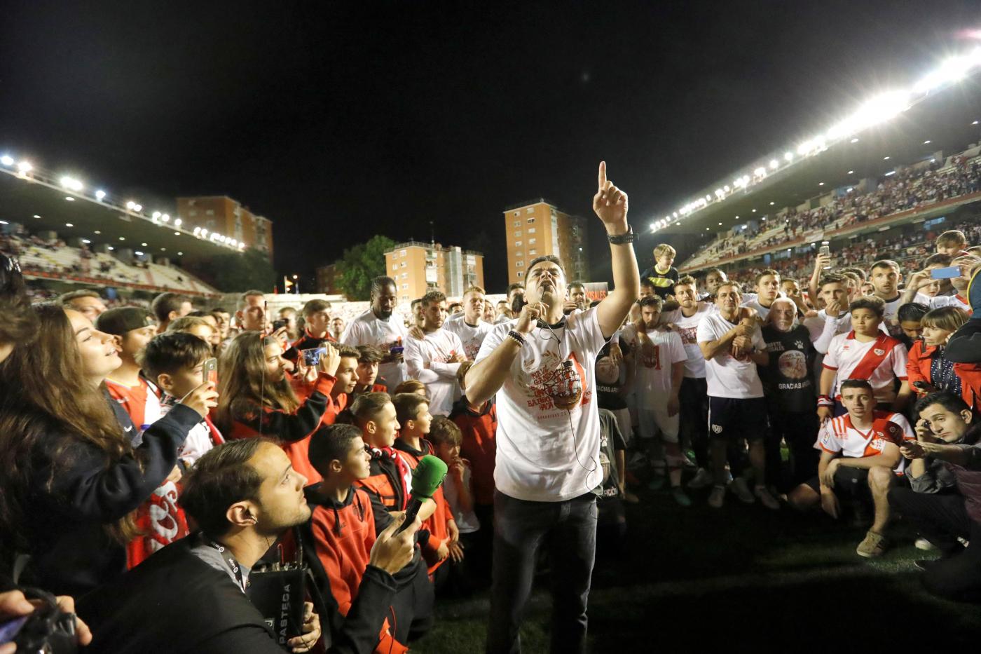 Míchel, entrenador del Rayo. EFE