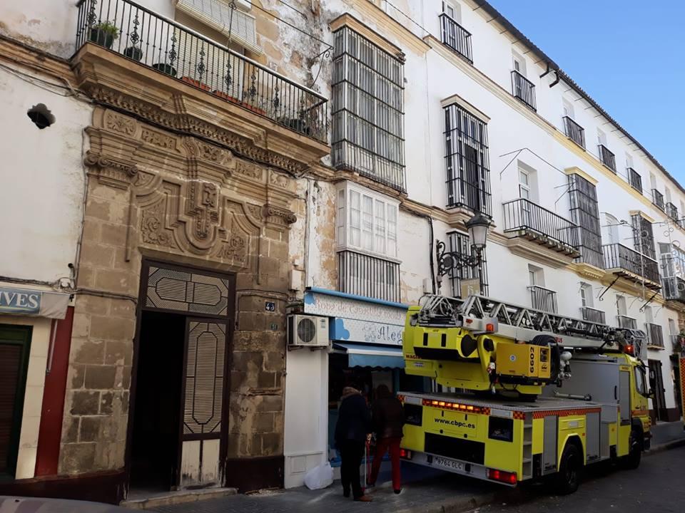 La zona en la que han actuado los bomberos V. M. C. A. 